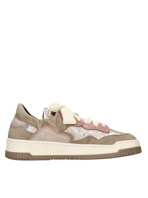 Sneakers in pelle ANDIAFORA | MEET NABUKSTONE-ROSA-ORO